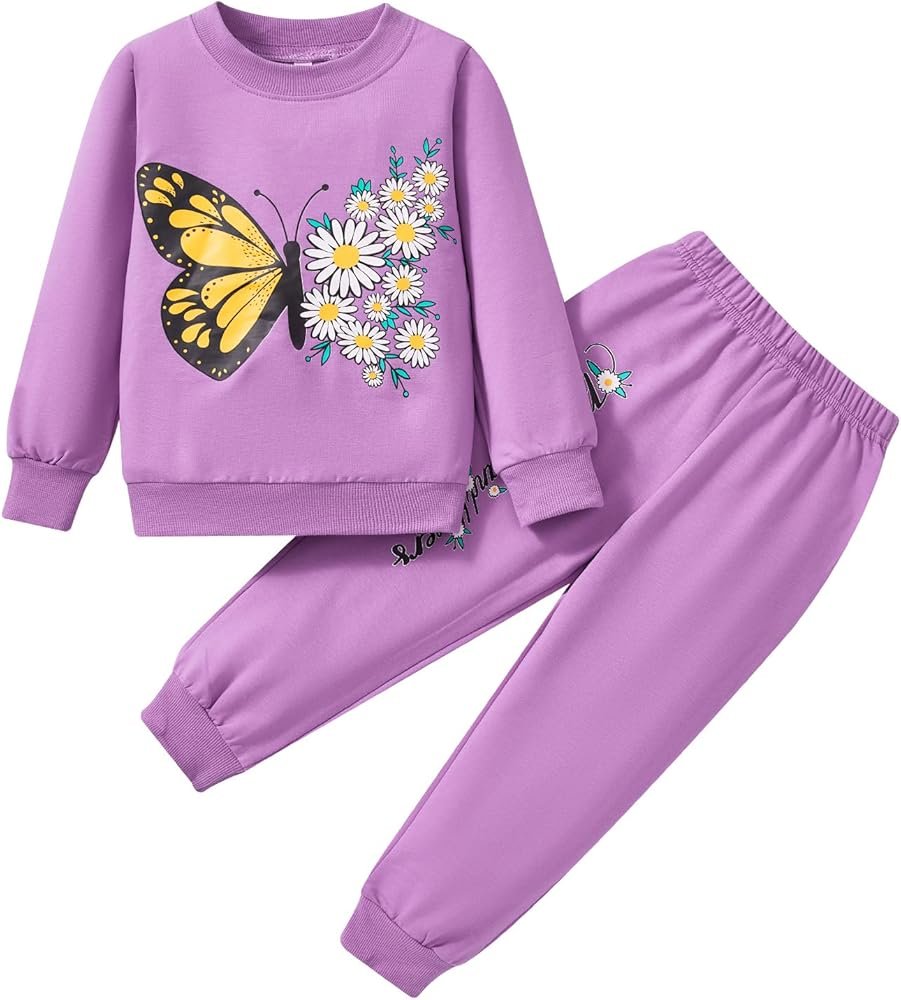 Butterfly Print Leggings Set