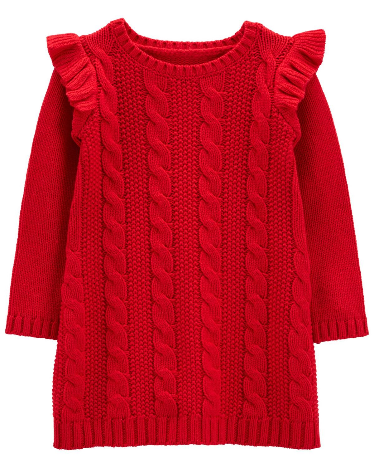 Cable Knit Sweater Dress