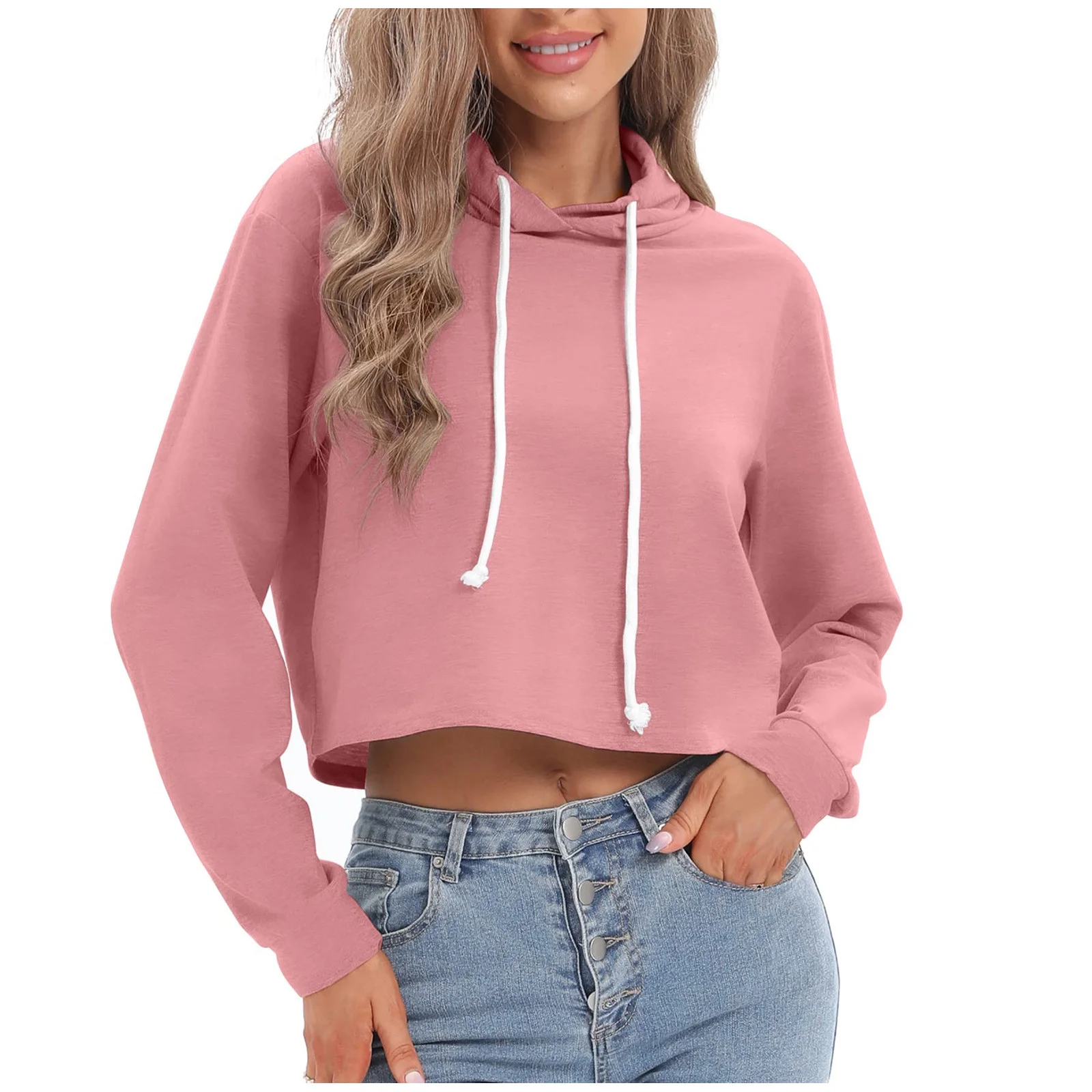 Cropped Hooded Sweatshirt Collection