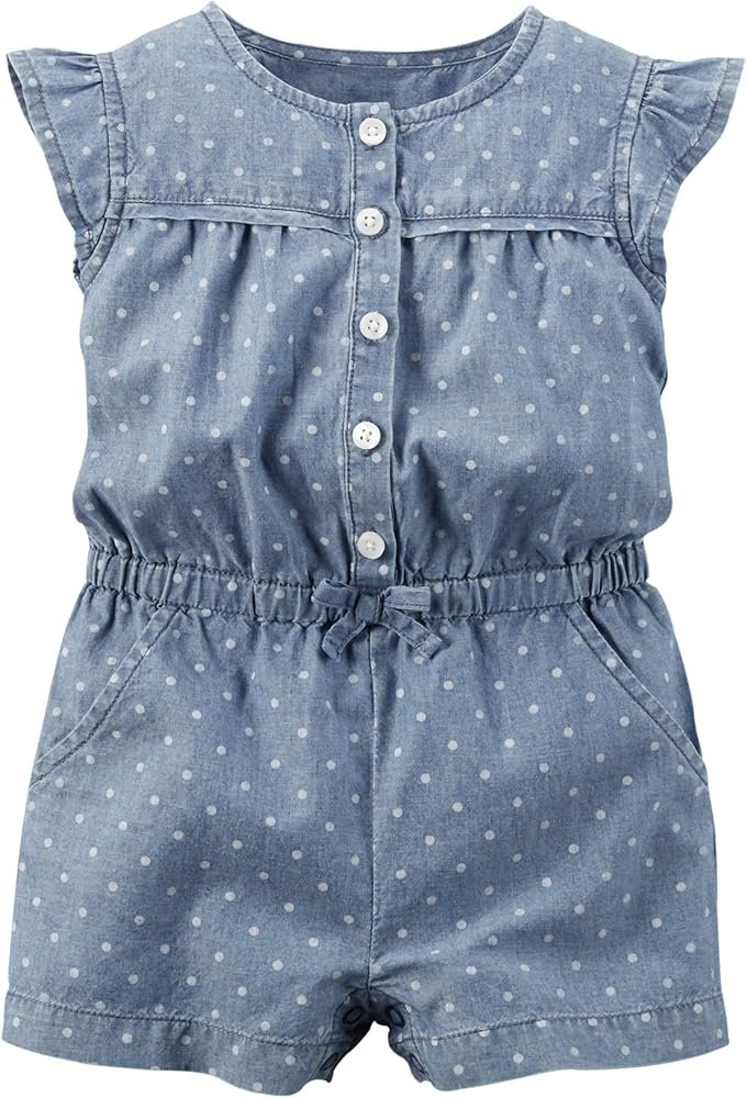 Denim Chambray Romper