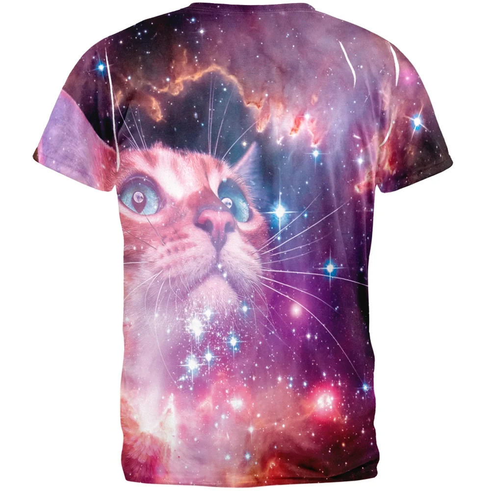 Galaxy Cat Oversized Tee