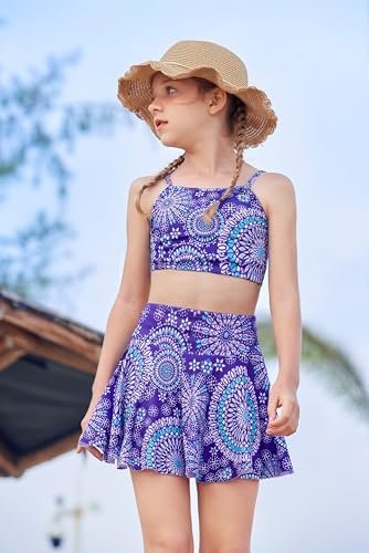 Girls Purple Clothes Collection - Purple Tankini and Trendy Styles