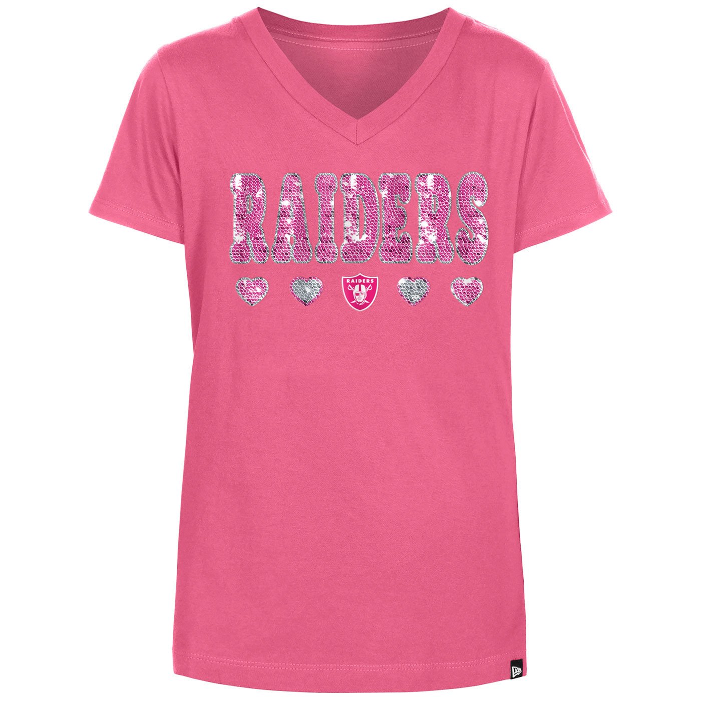 Girls Sequin Logo Tee
