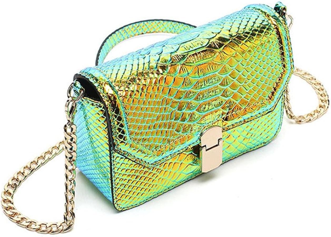 Holographic Logo Crossbody Bag