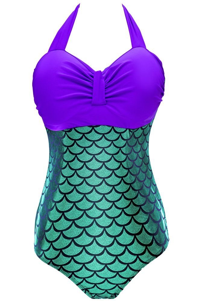 Holographic Mermaid Scale Bikini