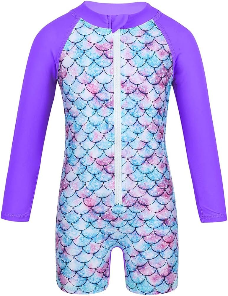 Mermaid Scale Rashguard Set