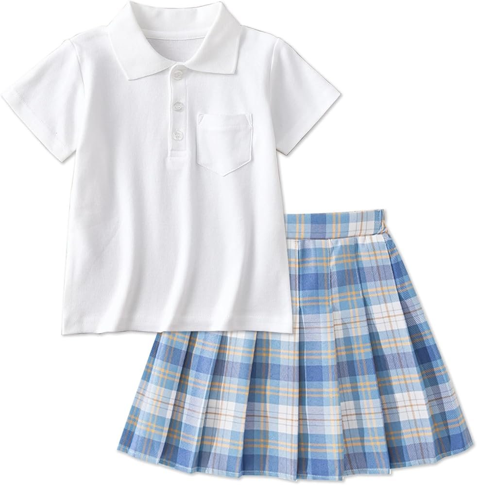 Preppy Polo and Tennis Skirt Ensemble