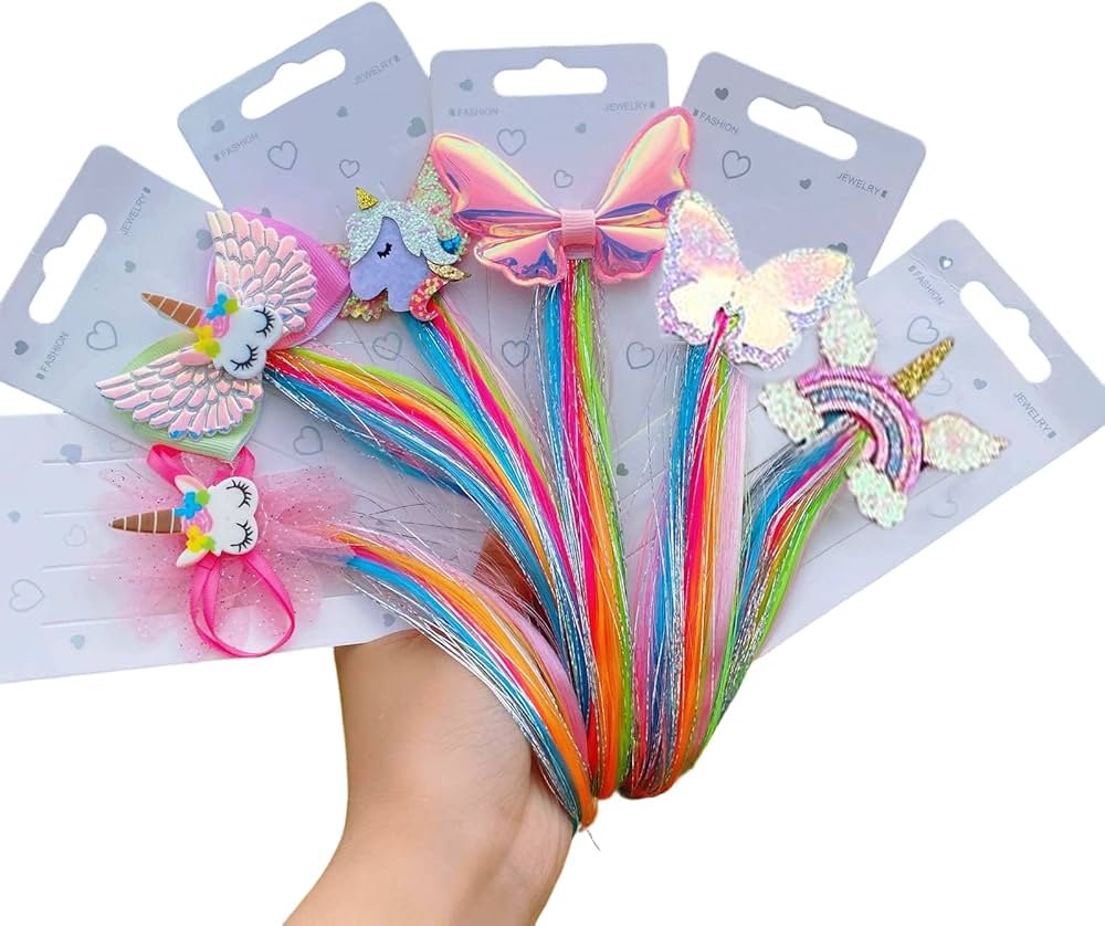 Rainbow Ombre Hair Accessories Set