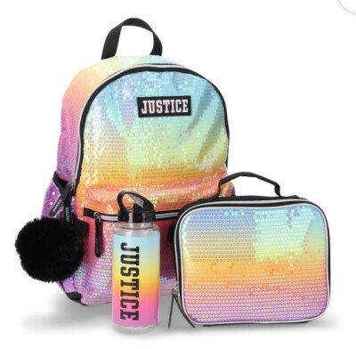 Rainbow Sequin Justice Sport Bag