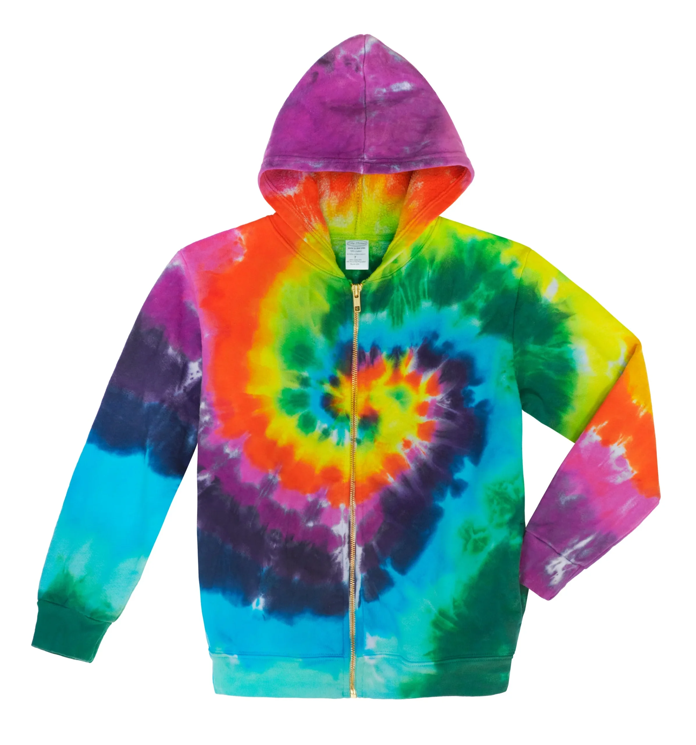 Rainbow Tie-Dye Hoodie