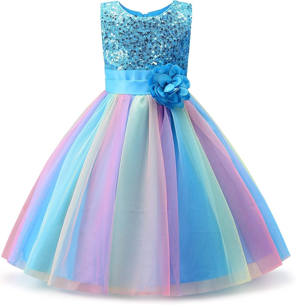Sequin Rainbow Birthday Dress