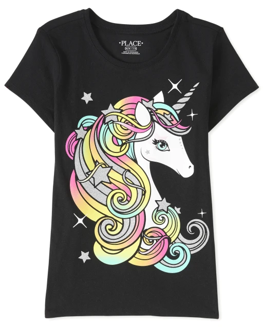 Sequin Unicorn Graphic Tee