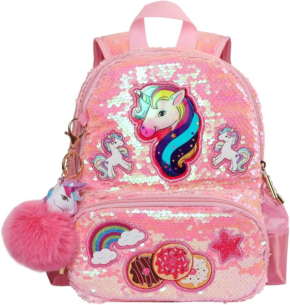 Sparkle Unicorn Backpack with Wings