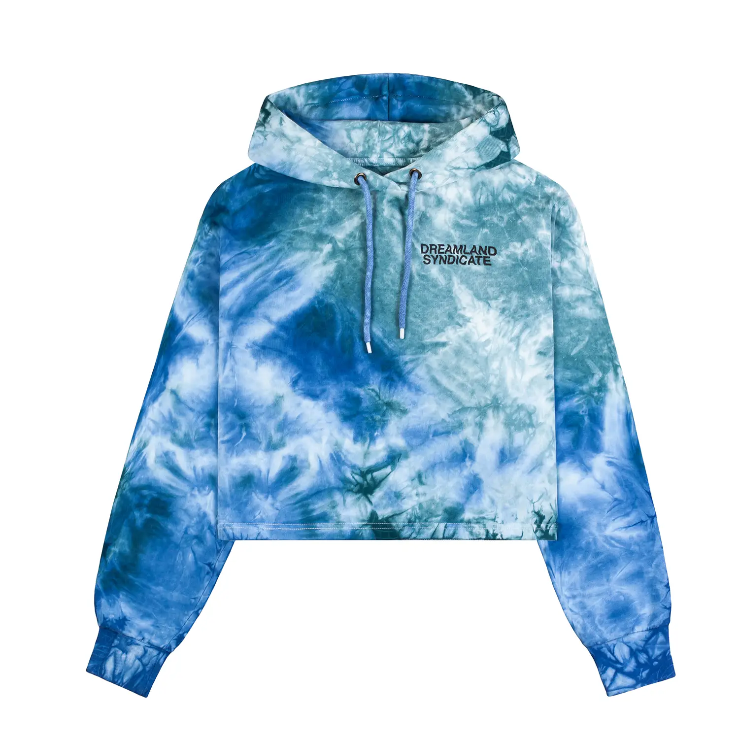 Tie-Dye Cropped Hoodie