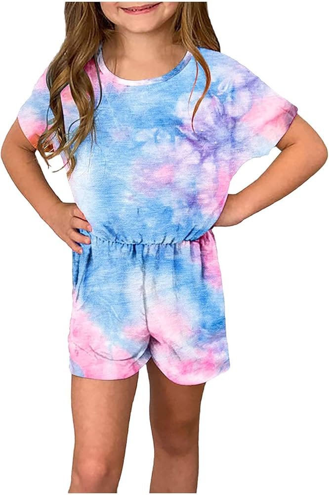 Tie-Dye Rainbow Romper