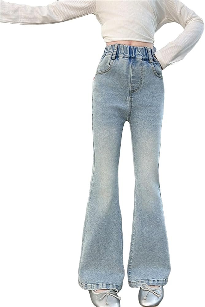 Trendy High-Waisted Teen Jeans